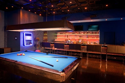 Billiards bar and room