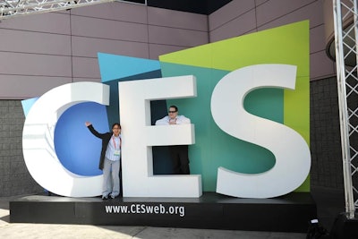 This year's edition of C.E.S. covered 1.86 million square feet of exhibit space spread throughout three venues: the Las Vegas Convention Center, the Venetian, and the Las Vegas Hotel & Casino (formerly the Las Vegas Hilton).
