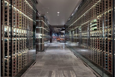 Del Frisco’s wine walls boast more than 1,500 selections.