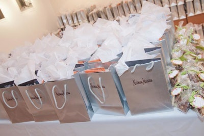 Each attendee left with a gift bag from Neiman Marcus including specialty beauty items, a “Smiling Gums” CD, and toffee created by Chocolate4Charity.