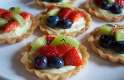 Ly uses traditional French baking methods to create her tiny desserts.