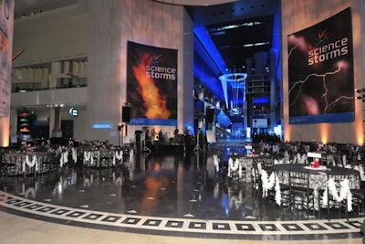 The gala took place at the museum and centered on the exhibit 'Powerful: African Americans in Energy.' The exhibit explores different energy sources with an interactive, mini golf-like setup that lets guests putt through landscapes representing wind, solar hydropower, and more.