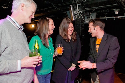 Around 150 guests attended the kick-off party, where they sampled chilled glasses of Magner's cider.