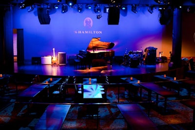 Downstairs in the restaurant’s basement is Hamilton Live, a performance and music venue. The space boasts an advanced sound system and seating for 400.