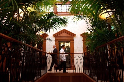 The multilevel restaurant is located in the Hamilton Square building, a historic space constructed in 1929 that was once home to Garfinkel’s department store.