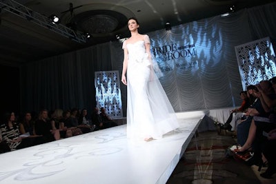 The Bridal Salon at Saks Jandel presented a runway show from celebrity wedding gown designer Reem Acra's fall 2012 collection.