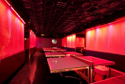 Ping pong area