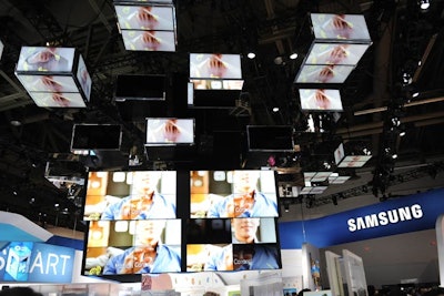 Samsung made a splash with a booth that gizmodo.com called the best of C.E.S. It felt 'like you were in a Disney Tomorrowland funhouse stuffed with the toys of the future that you can play with today,' wrote editor Roberto Baldwin.