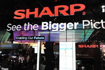 With a tagline of 'See the bigger picture,' Sharp launched an 80-inch LED television.
