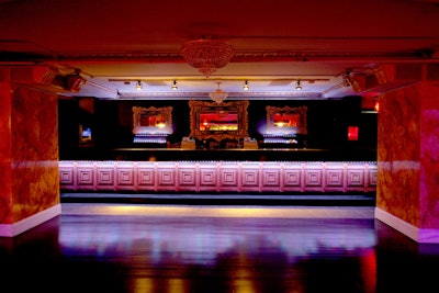 Side bar with colored LED lighting