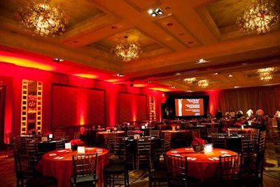 Peterson Party Center, Winston Flowers, and PBD Events collaborated on the decor.