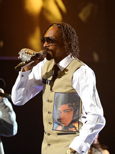 Snoop Dogg was among the performers.