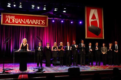 Onstage, platinum winners received their awards. Gold winners were showcased on screens at the reception and through videos that introduced each category during the ceremony.