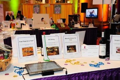 This was the first year Gourmet Gala used Greater Giving software and AES (Auction Event Solution) hardware to allow guests to electronically track their silent auction bids.