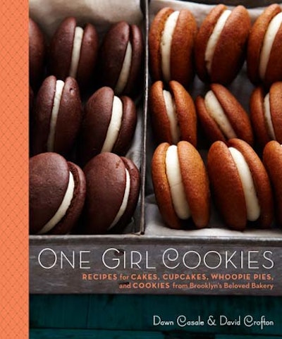 Former Barneys New York accessories manager Dawn Casale and her husband, David Crofton, opened One Girl Cookies, a charming bakery in Cobble Hill, Brooklyn, in 2005. Since then, their cakes, cupcakes, cookies, and whoopie pies have developed a cult following (a second location opened in Dumbo in early February). The couple’s first book, One Girl Cookies (Clarkson Potter, $22.50), includes 70 of their favorite recipes, like pumpkin whoopie pies with maple spice filling and strawberry rhubarb pie. Known for their stylish gift and favor packaging, Casale and Crofton also include tips for wrapping custom presents.