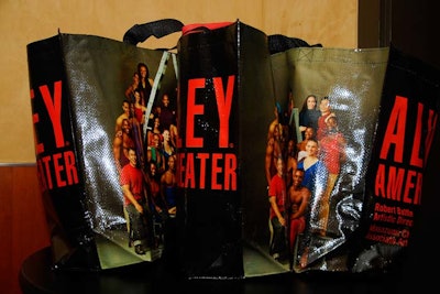 Guests took home Alvin Ailey American Dance Theater-branded gift bags.
