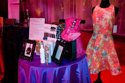 The evening included a silent auction.
