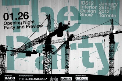 Branding and design studio Sali Tabacchi incorporated cranes into the opening-night party invitations. Levy was inspired by Toronto itself, the fastest-growing condo city in North America with more than 80 cranes currently standing.