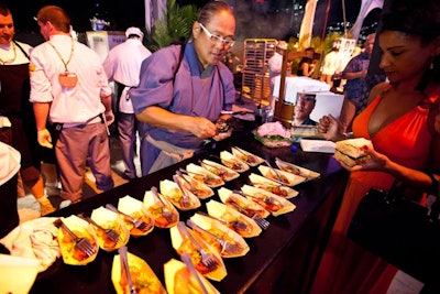 Masaharu Morimoto at Moet Hennessy's The Q, South Beach Wine & Food Festival