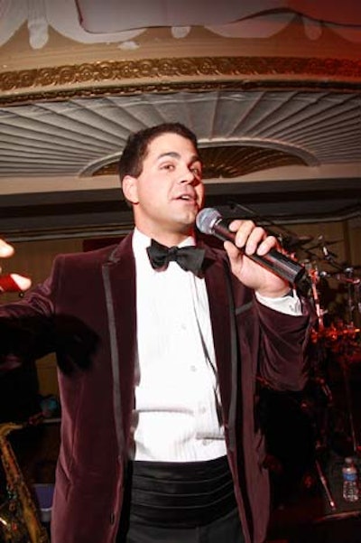 Boston Winter Ball co-founder Mike Kapos gave a brief toast.