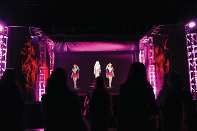 Following a six-month tour, Forever 21 presented its fall collection in a 3-D holographic fashion show at the Daryl Roth Theater in New York in October. Conceived by the company’s digital agency, Space150, the seven-minute show consisted of holographic models walking, posing, then disappearing into bursts of light.