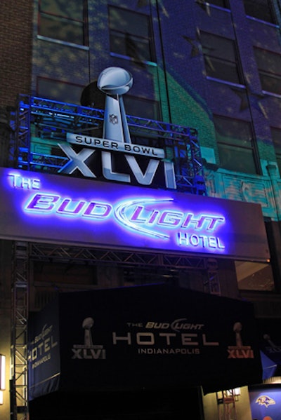 Bud Light Hotel at Super Bowl XLVI