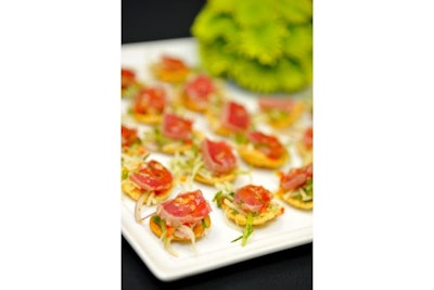 Light, fresh hors d'oeuvres for you and your guests.
