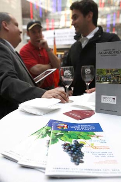 Programs included a map of all the exhibitors in the atrium, atrium ballroom, and atrium hall space.