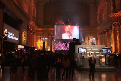 The four-city launch was produced as one seamless concert, with M.C.'s talking to each other and musicians performing in a structured lineup. Large screens in each location displayed the live broadcast, showing the entertainment playing in another city when their stage was dark.