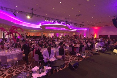 This year's event took place at the Fontainbleau Miami Beach hotel's ballroom.