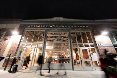 Artscape Wychwood Barns – Exterior at Night