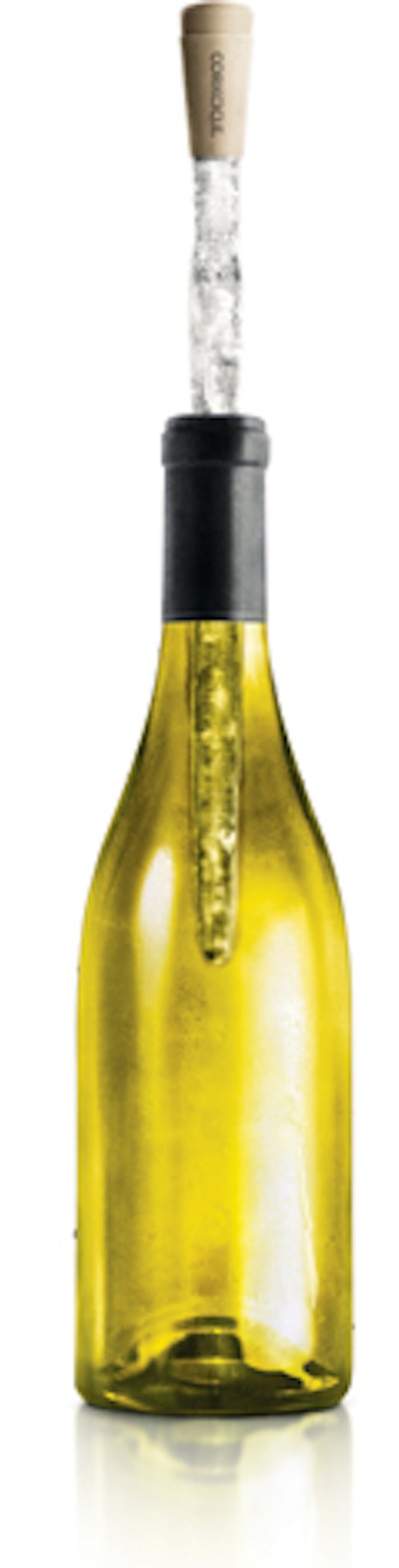 The Corkcicle might keep your wine chilled, but I bet it will also make a mess and gross out your guests.