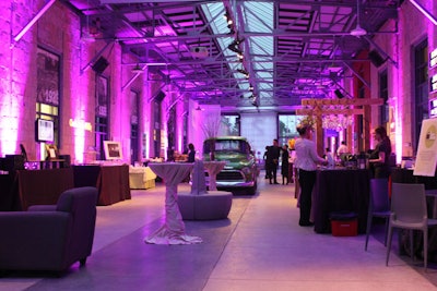 Covered Street Barn – Setup for a cocktail party