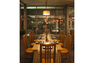 Café G, seated dinners or receptions