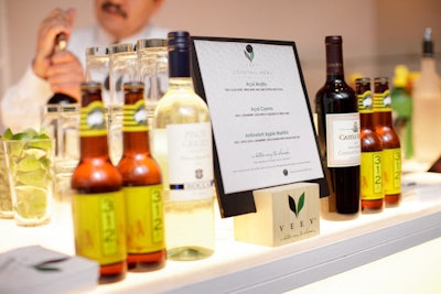 VeeV Spirits and Goose Island sponsored the open bars, where specialty drinks included mojitos made with VeeV.