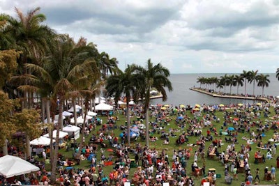 The Deering Seafood Festival brought 7,500 people to Deering Estate at Cutler for its eighth annual outing.