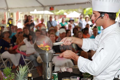 Chefs from around the region competed in a seafood cook-off.