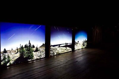 Six oversize images taken by landscape photographer Dan Holdsworth over the course of a month showing the Vallée de Joux (Audemars Piguet's birthplace in Switzerland) were presented as a juxtaposition between the small village and the progressive and edgy exhibit.