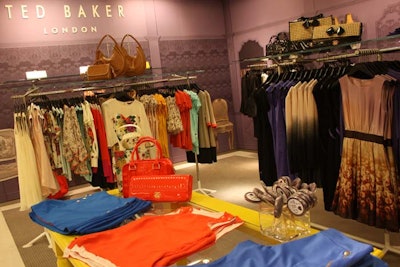 Ted Baker London launched its womenswear collection at Bloomingdale's Chestnut Hill with a free, open-to-the-public event on Saturday afternoon.