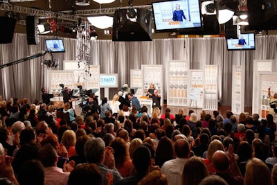 The 100 finalists and their guests, along with members of the media, filled the temporary studio inside the Peabody Orlando Tuesday for a live broadcast of The Martha Stewart Show.