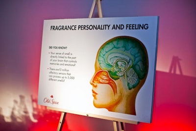 Educational vignettes provided information on how the fragrances are inspired and developed as well as how products work from a physiological perspective.