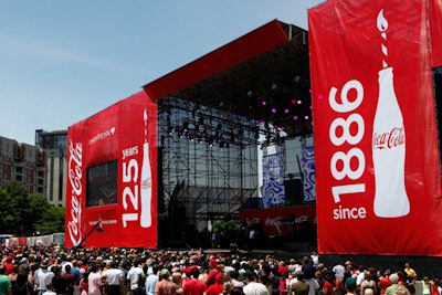 The 15,000-person anniversary celebration concert at Atlanta’s Centennial Olympic Park in May