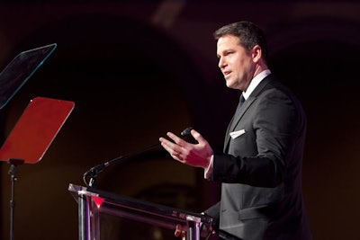 MSNBC's Thomas Roberts served as the night's Master of Ceremonies.