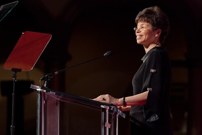 Valerie Jarrett, senior adviser to the president, served as the night's keynote speaker early in the program.