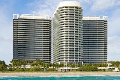 The St. Regis Bal Harbour Resort has 243 guest rooms and suites, including one presidential suite at 2,800 square feet.