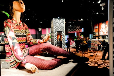 The 25-foot-tall puppet at the Missoni for Target New York pop-up
