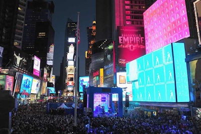 On Friday night, Nokia took over Times Square with an ambitious publicity stunt that blanketed the public space with visuals on nine LED billboards. The promotion, which launched the brand's new Lumia 900 phone, drew 30,000 people.