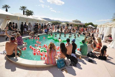 Lacoste Coachella Pool Parties Presented by HTC During Coachella