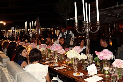 After the opening, guests proceeded to a dinner party across the street at the St. Regis Bal Harbour.