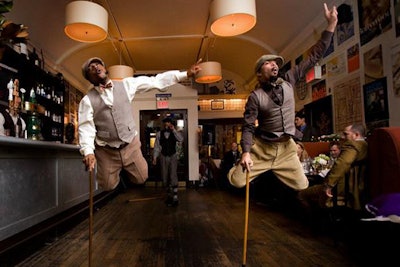 High-energy Harlem dance trio